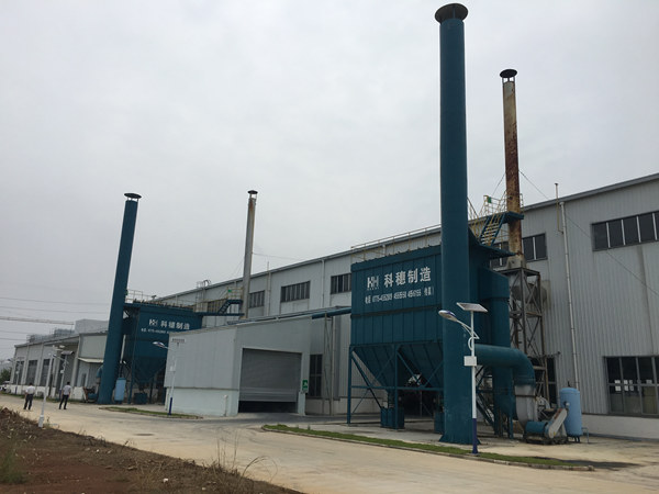  贺州日轻桂银科技有限公司订制的除尘器系统