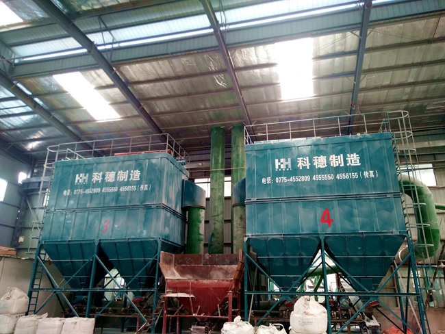  2018年武宣宝丰矿业有限公司矿粉生产线袋式除尘器